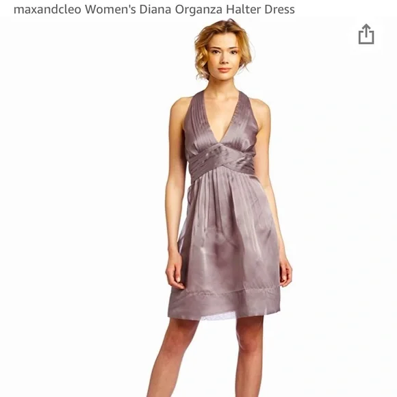 Max & Cleo | Dresses | Max And Cleo Diana Organza Halter Midi Dress |  Poshmark